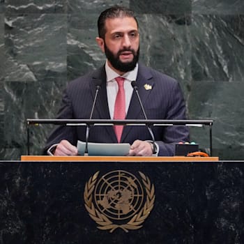 נשיא סוריה אחמד א־שרע / צילום: ap, Richard Drew