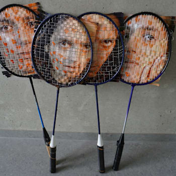 עבודה של לין מזור מתוך התערוכה