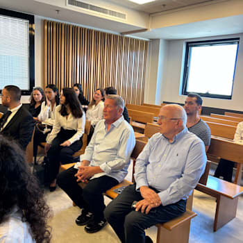 נוחי דנקנר בדיון בבית המשפט, היום / צילום: עמירם גיל