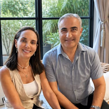 חנן אליאב וסמדר עוז / צילום: אבנר שטראוס