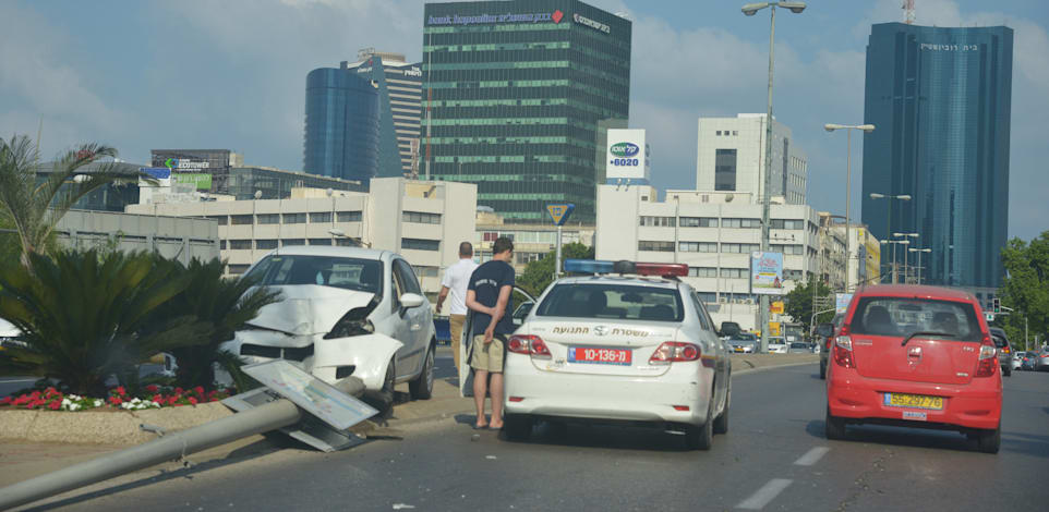 תאונת דרכים / צילום: תמר מצפי