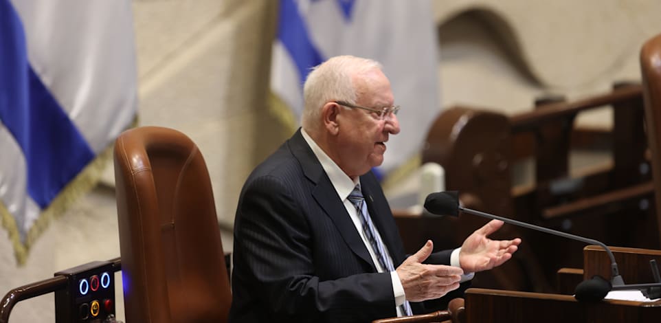 השבעת הכנסת ה 24, רובי ריבלין / צילום: אלכס קולומויסקי-ידיעות אחרונות