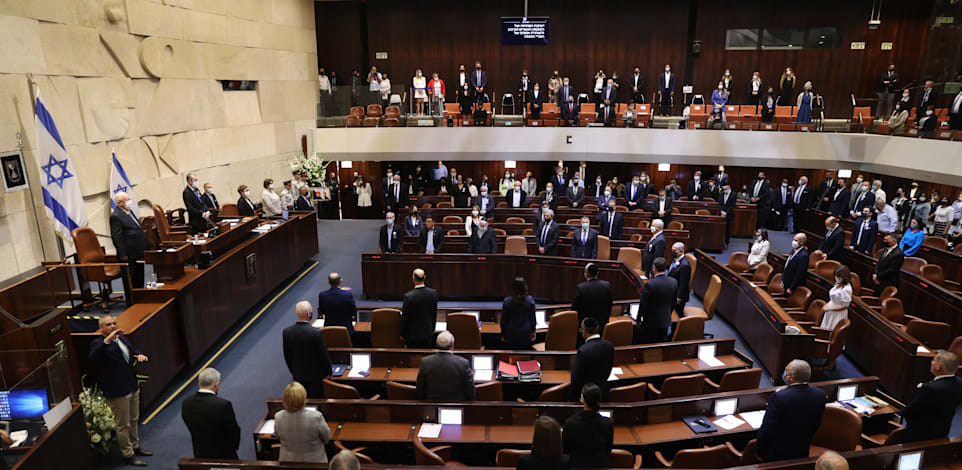 השבעת הכנסת ה 24 / צילום: אלכס קולומויסקי-ידיעות אחרונות