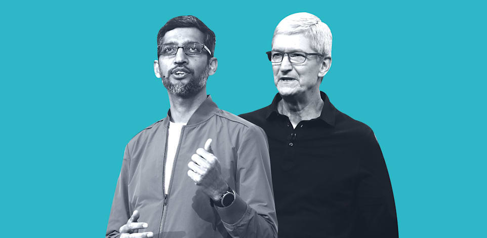 טים קוק וסונדר פיצ'אי / צילום: Associated Press