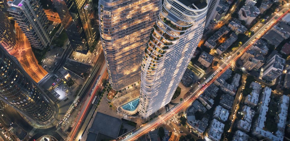 פרויקט למגורים של אזורים ברמת גן / הדמיה: 3DVISION