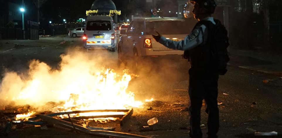 התפרעויות במחוז הצפון בחודש מאי / צילום: דוברות המשטרה