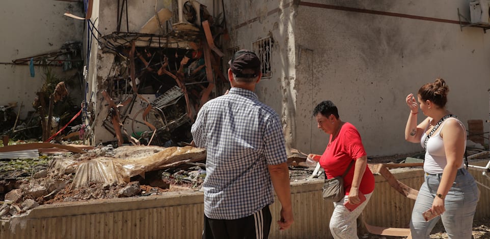 בית הרוס באשדוד, בסבב הלחימה האחרון / צילום: Associated Press, Maya Alleruzzo