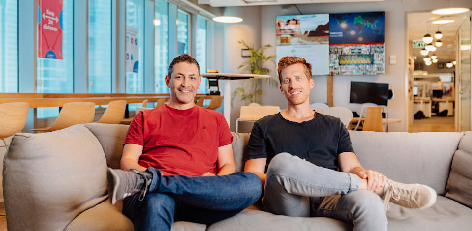 ערן זינמן ורועי מן, מנכ''לים משותפים במאנדיי / צילום: נתנאל טוביאס