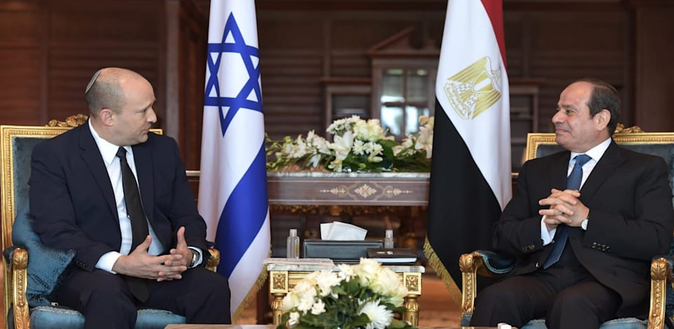 פגישת רה''מ בנט עם נשיא מצרים א-סיסי בספטמבר / צילום: קובי גדעון-לע''מ