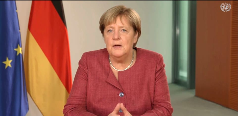 אנגלה מרקל. ''האם יש שני סוגים של גרמנים ואירופאים?'' / צילום: Associated Press, UNTV