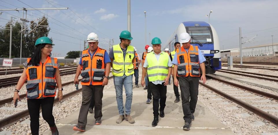 המתחם הייעודי שנבנה באשקלון לתפעול ותחזוקת הרכבות החשמליות / צילום: אלדד עובדיה, דוברות עיריית אשקלון