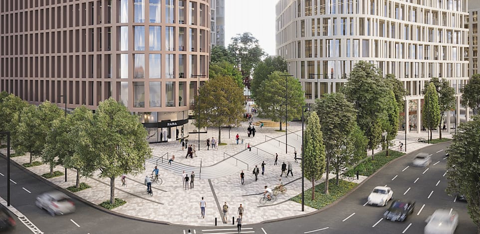 פרויקט רובע הכניסה לעיר, ירושלים / הדמיה: חברת עדן ו-TOPOTEK1