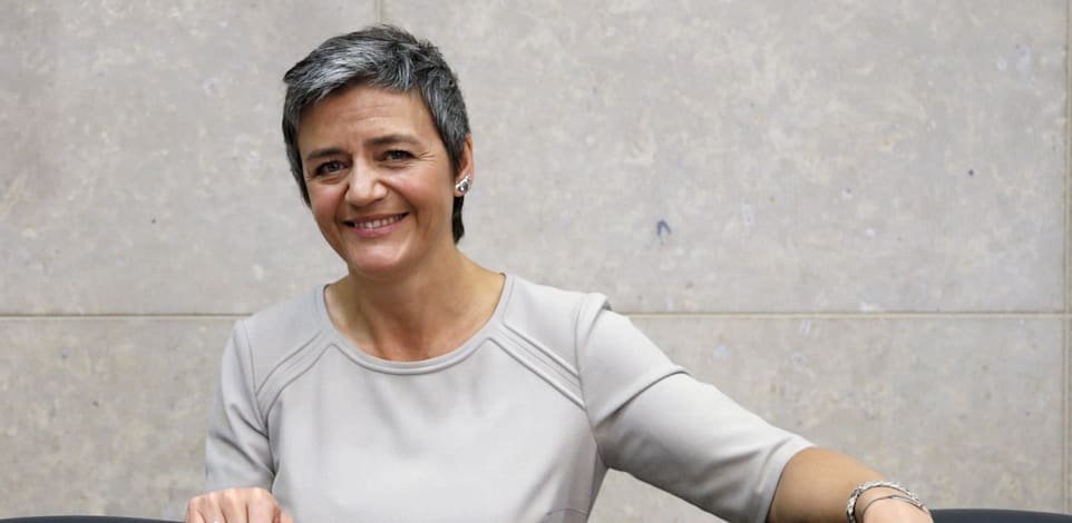 נציבת התחרות באיחוד האירופי,  מרגרטה וסטגאר / צילום: Reuters, Francois Lenoir