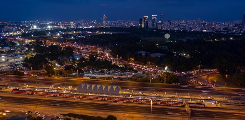 רכבת ישראל / צילום: : רכבת ישראל/ CLOUDVIEW  צילומי אוויר