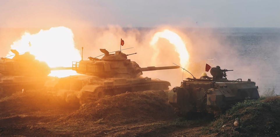 ברקע האיומים מצד סין, טייוואן ערכה תרגול צבאי מתוקשר, ספטמבר 2021 / צילום: Associated Press, Military News Agency