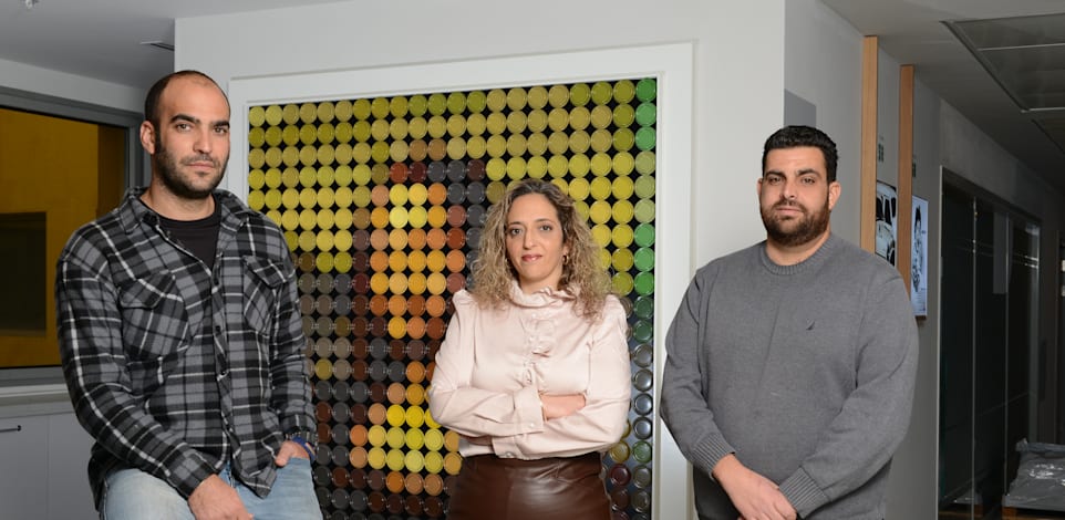 עידן שטרית, יהלי בר דויד, דרור אסייג - חברת טמבור, נתניה / צילום: איל יצהר