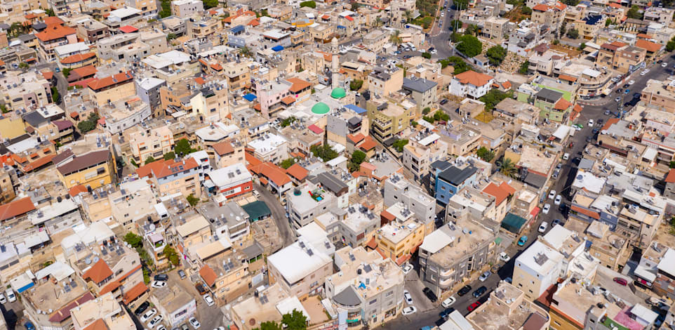 מבט מלמעלה  על היישוב מג'ד אל כרום / צילום: Shutterstock