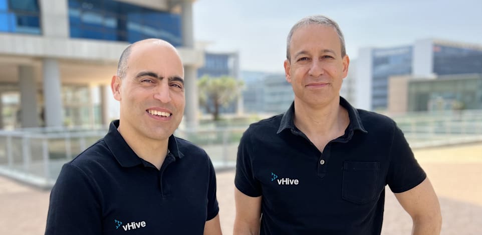 מייסדי vHive - מימין יריב גלר מנכ”ל, ותומר דניאל סמנכ''ל טכנולוגיה / צילום: סיון דניאל