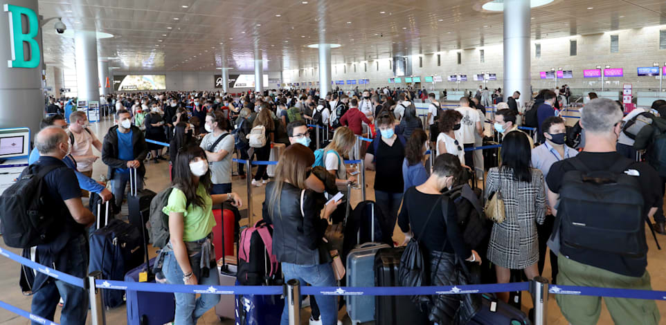 עומסים כבדים בבדיקות הביטחוניות בנתב''ג / צילום: Shutterstock