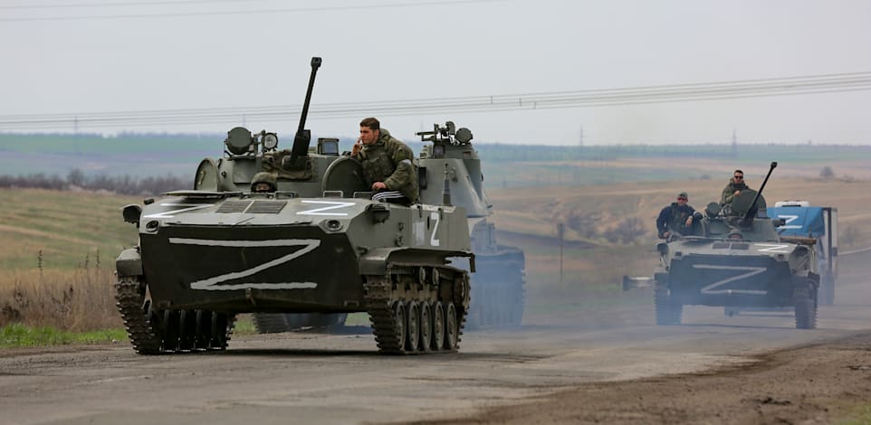 טנקים רוסיים באזור מריופול / צילום: Associated Press, Alexei Alexandrov