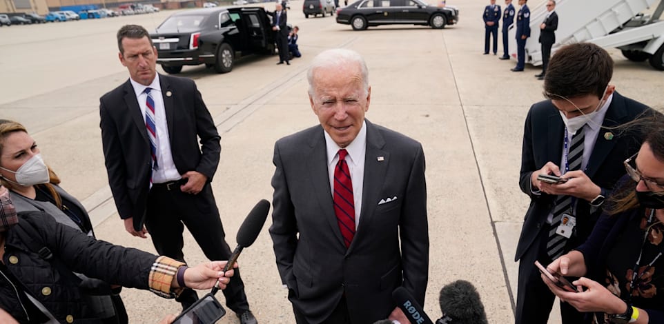 הנשיא ג'ו ביידן באלבמה בשבוע שעבר / צילום: Associated Press, Evan Vucci