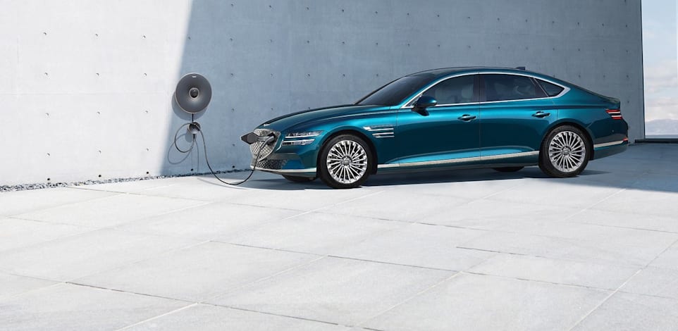 המכונית החשמלית GENESIS Electrified G80 / צילום: יח''צ כלמולביל