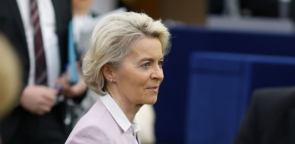 נשיאת הנציבות האירופית, אורסולה פון-דר-ליין / צילום: Associated Press, Jean-Francois Badias