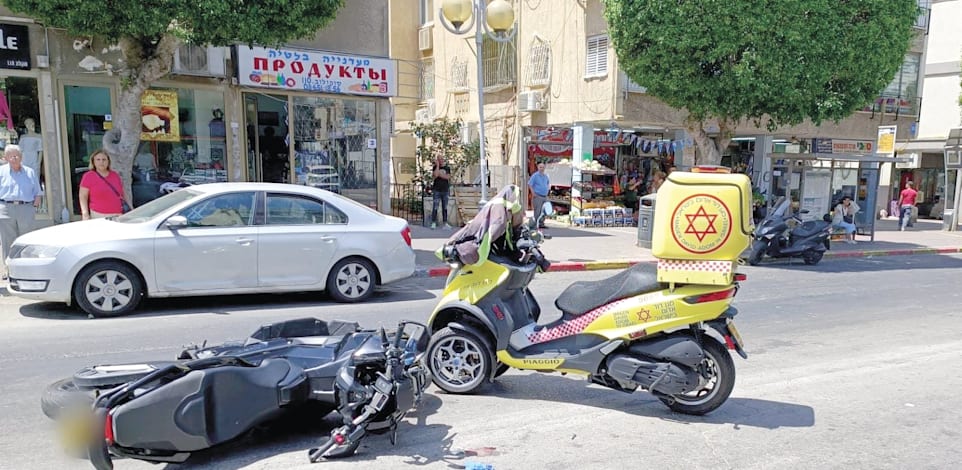 תאונת דרכים בחולון בחודש שעבר. ''חסר יעד לאומי ברור'' / צילום: דוברות מד''א