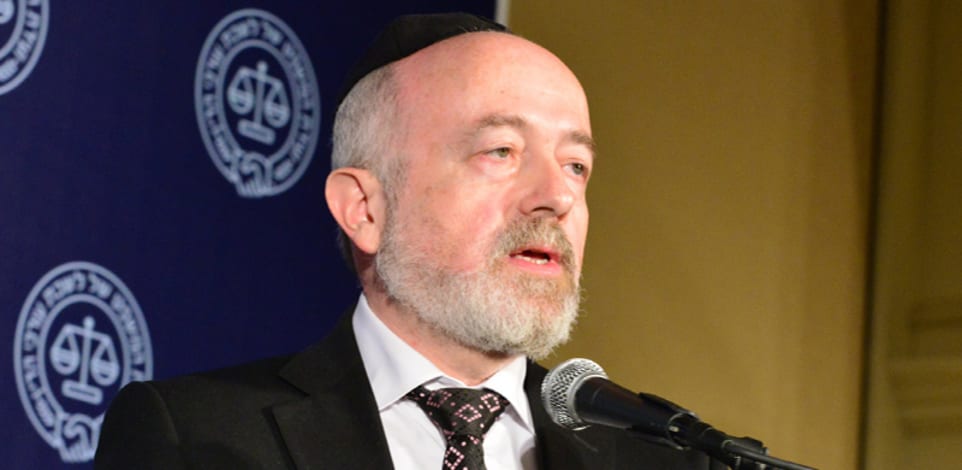 הרב עו''ד שמעון יעקבי, היועץ המשפטי של בתי הדין הרבניים / צילום: תמר מצפי