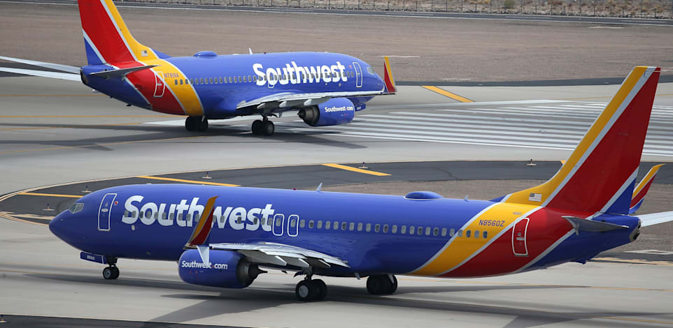 מטוסים של Southwest Airlines, מהחברות הגדולות בארה''ב / צילום: Associated Press, Ross D. Franklin