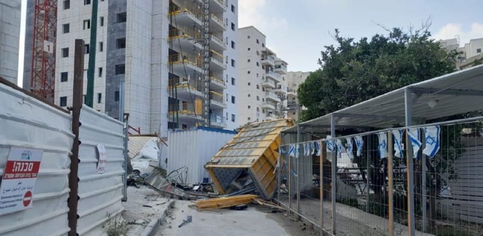 זירת התאונה  בטירת הכרמל השבוע / צילום: דוברות איחוד הצלה