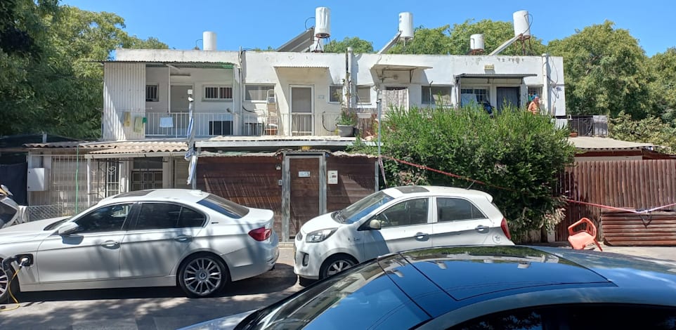 הבית ברחוב קהילת לודז' בתל אביב בו נפער הבולען / צילום: מינהל הבטיחות בזרוע העבודה