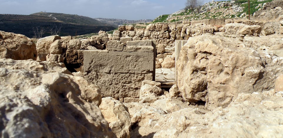 שרידי תל שילה / צילום: ויקיפדיה