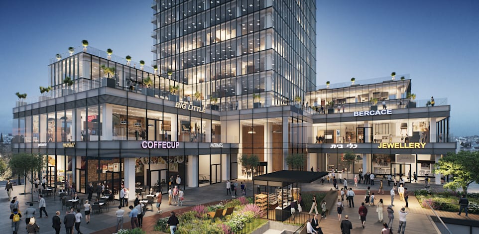 מתחם בסר סיטי בקריית מטלון, בפתח תקווה / הדמיה: יח''צ