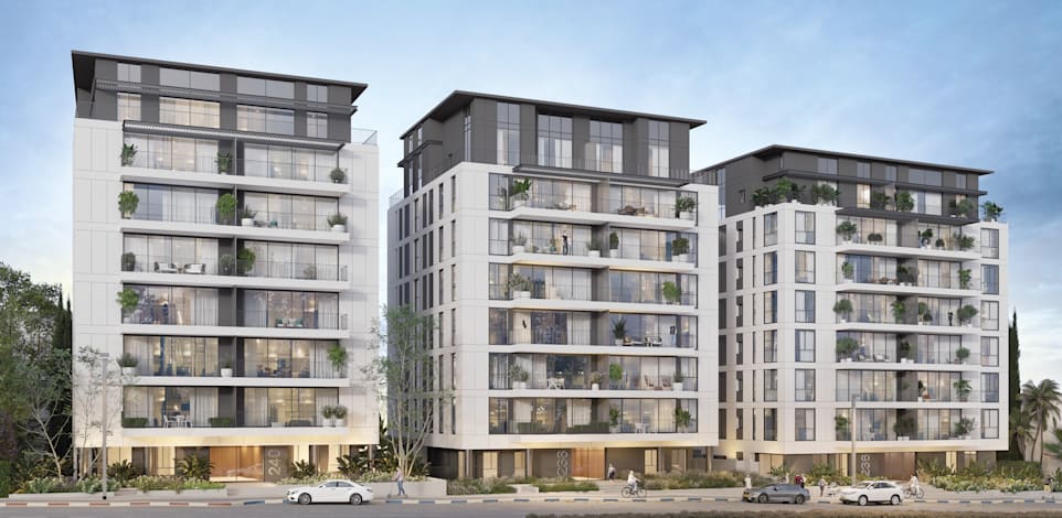 התחדשות עירונית ברחוב בני אפרים בתל אביב / הדמיה: ando studio