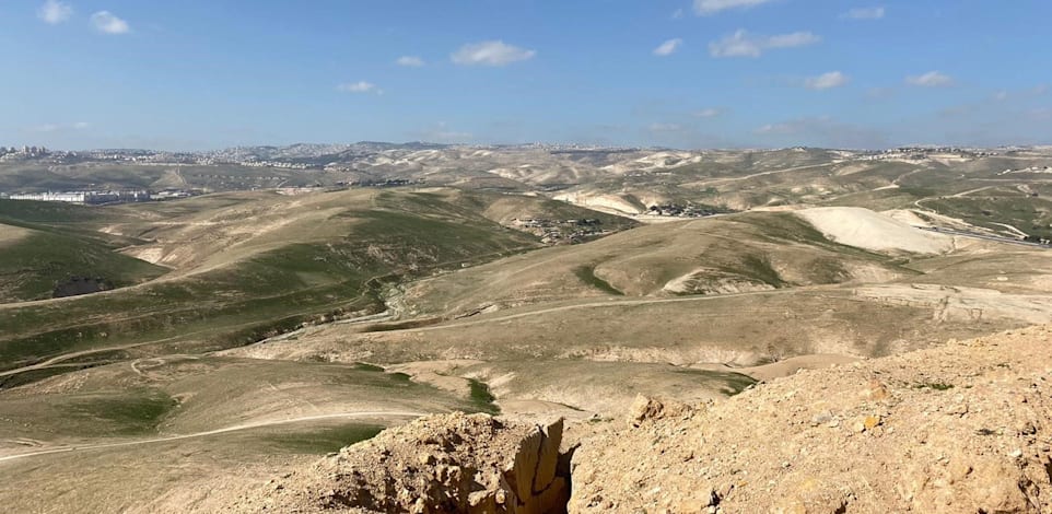 האזור שבו היה אמור לקום מתקן שריפת הפסולת / צילום: מטה המאבק עוצרים את המשרפה