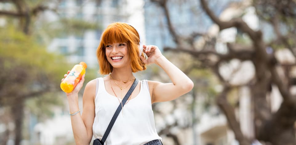 ליהי קורנובסקי בפרסומת לתפוזינה / צילום: יח"צ אוהד רומנו