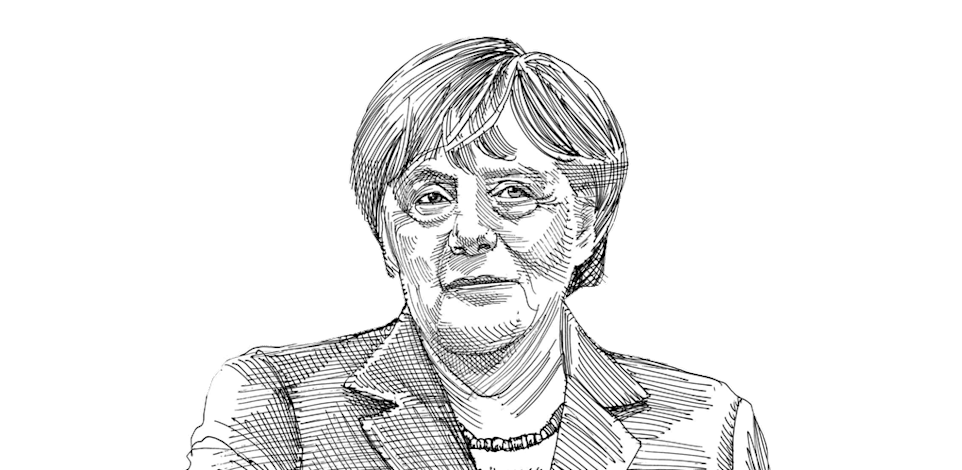 אנגלה מרקל / איור: גיל ג'יבלי