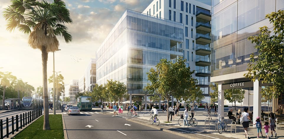 תכנית המתאר לצפון מערב העיר ת''א / 3700 - אבן גבירול / הדמיה: יח''צ