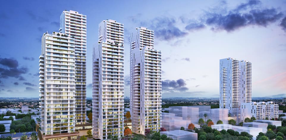 פרויקט של אאורה בנתניה. שיתוף פעולה עם מועדון חבר / צילום: evolve media