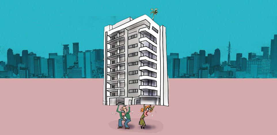 הבנקים לא מגלגלים את הירידה בריבית לנוטלי המשכנתאות / איור: גיל ג'יבלי