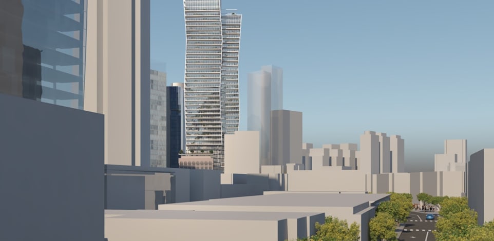 מגדל שד''ל בתל אביב / הדמיה: view point