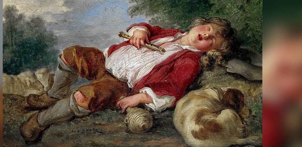 ''רועה הצאן הישן'', ציור של פרנסואה בושה מ־1750, שסטפן ברייטוויזר גנב מהמוזיאון לאמנויות יפות בשארטר בצרפת