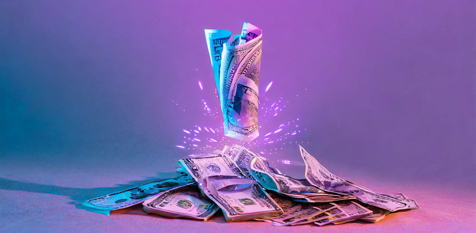 הכוח שמניע את הדולר / אילוסטרציה: טלי בוגדנובסקי (נוצר בעזרת adobe firefly)