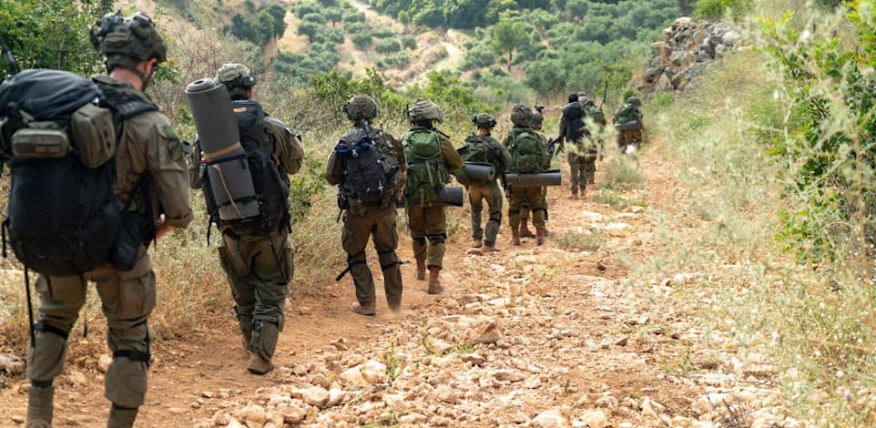 אימונים של חטיבת מילואים בגבול הצפון / צילום: דובר צה''ל