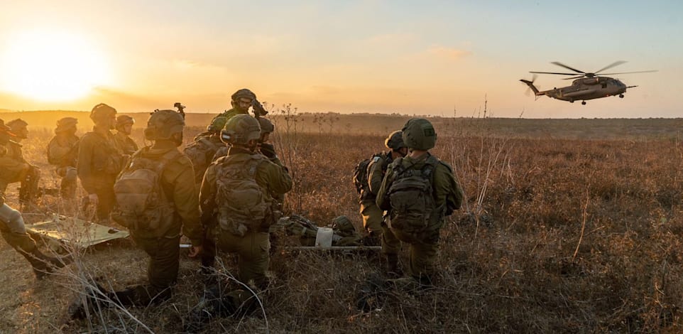 פינוי פצועי צה''ל משדה הקרב / צילום: דובר צה''ל