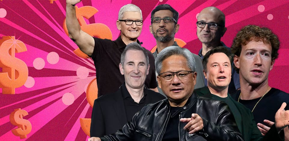 מנכ''לי ''שבע המופלאות'' שחלקן ידווחו השבוע / צילום: צילומים: AP- David Zalubowski, Jae C. Hong, Rod Lamkey, Mary Altaffer