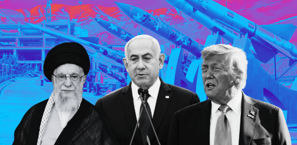 דונלד טראמפ, בנימין נתניהו, עלי חמינאי / עיבוד: ap, Mark Schiefelbein