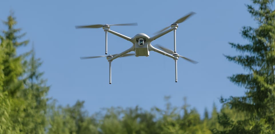 מצלמת NightHawk2 של נקסט ויז'ן על רחפן / צילום: נקסט ויז'ן