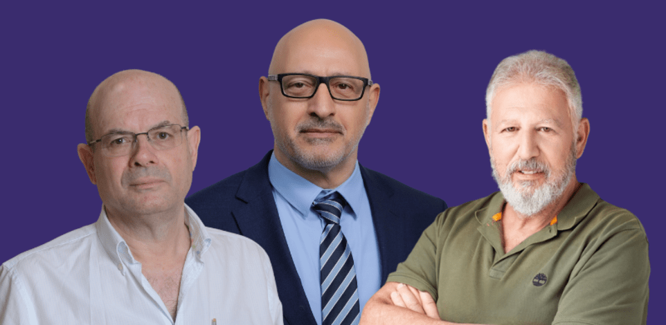גלעד אלשטשולר, יוסי לוי, יאיר לפידות / צילום: סם יצחקוב, יח''צ, איל יצהר